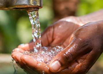 AI-generated illustration representing water and sanitation